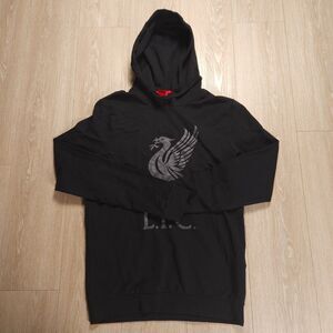 Liverpool Football Club Hoodie Mens S Black LFC Soccer Premier League Casual
